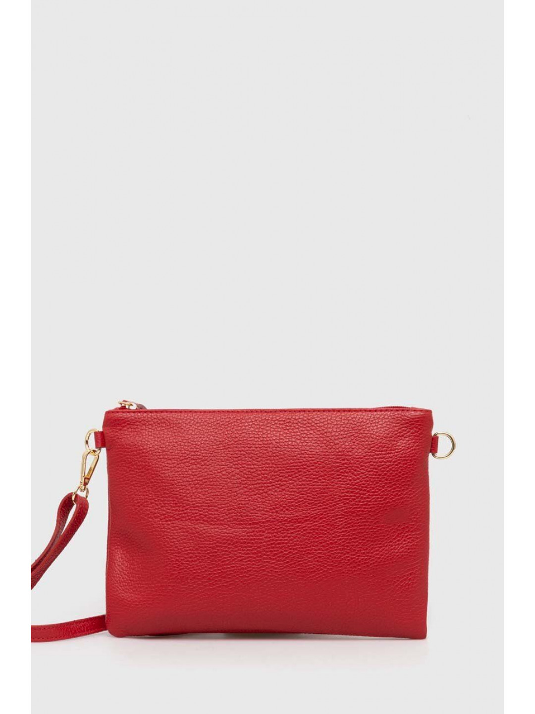 Kožená kabelka Answear LAB červená barva